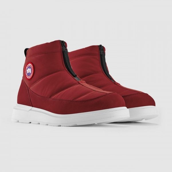 Botte Canada Goose Crofton Puffer Homme Rouge Blanche