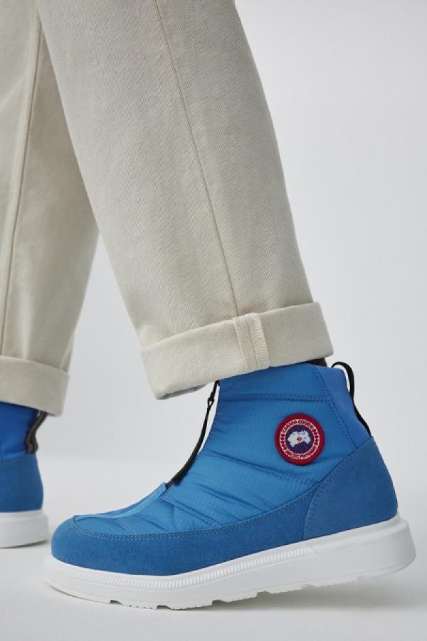 Botte Canada Goose Crofton Puffer Homme Bleu Blanche