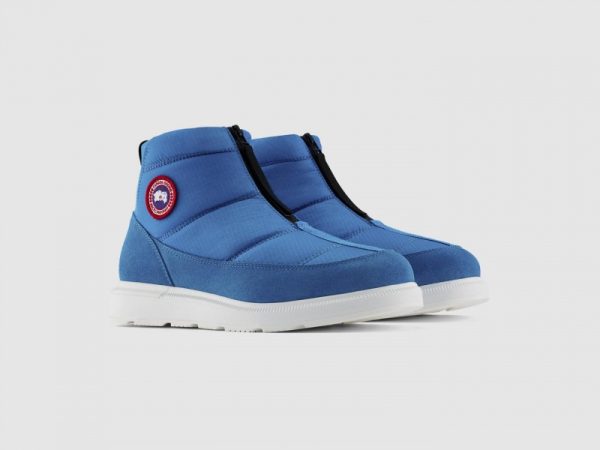 Botte Canada Goose Crofton Puffer Homme Bleu Blanche