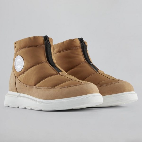 Botte Canada Goose Cypress Puffer Femme Blanche Marron