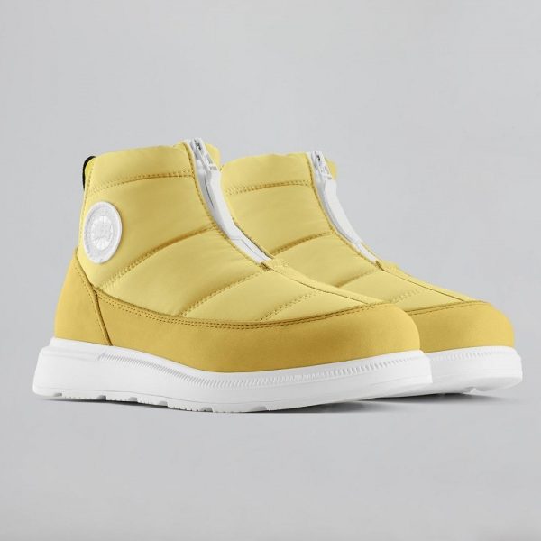 Botte Canada Goose Cypress Puffer Femme Jaune Blanche