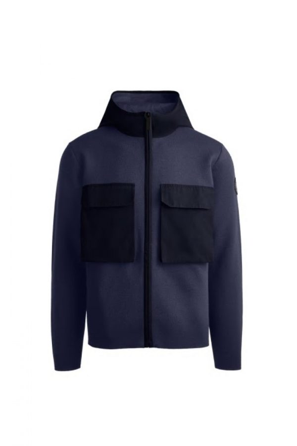 Chandails Canada Goose Black Label Homme Bleu Marine