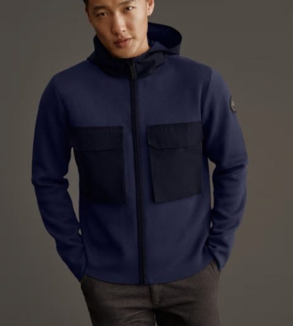 Chandails Canada Goose Black Label Homme Bleu Marine