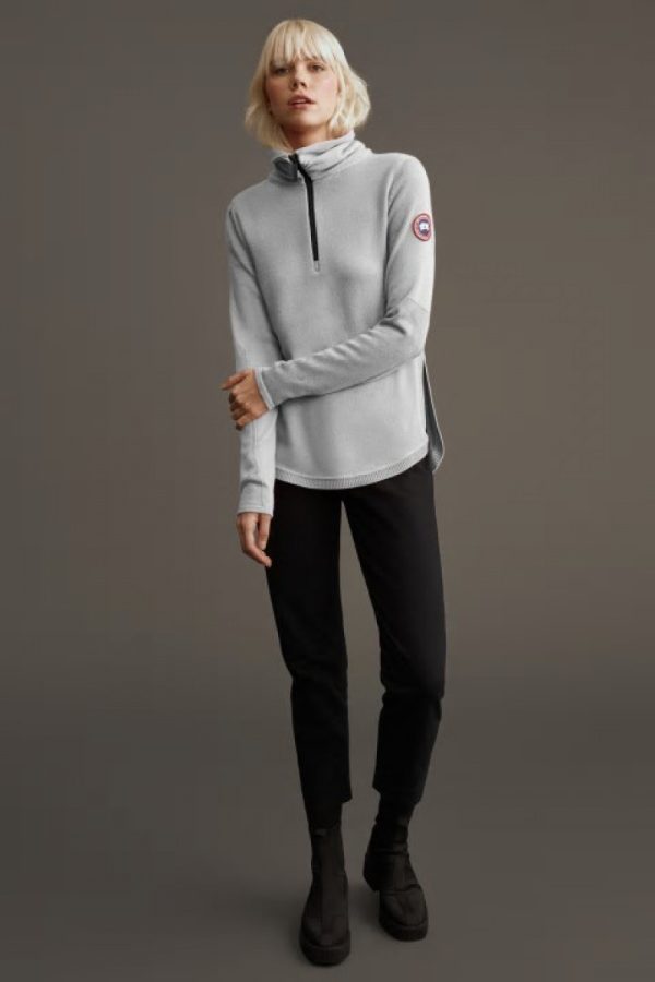 Chandails Canada Goose Fairhaven Femme Argent