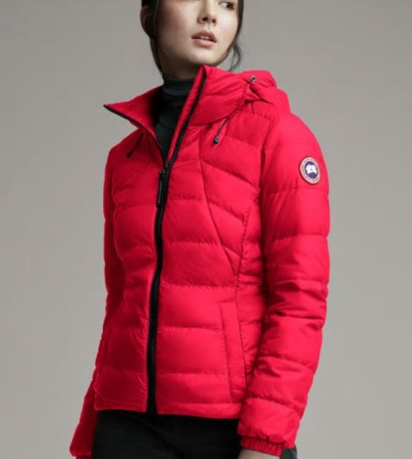 Doudoune Canada Goose Abbott Femme Rouge