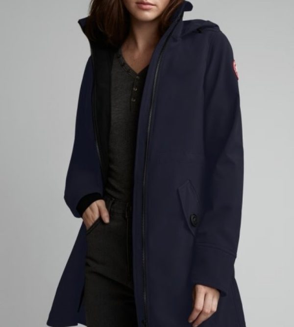 Doudoune Canada Goose Avery Femme Bleu Marine Foncé