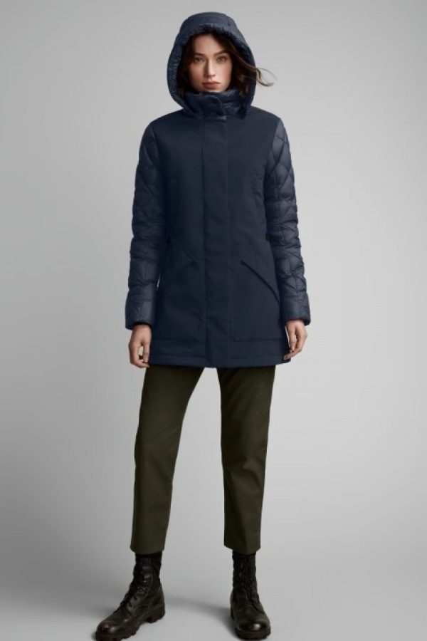 Doudoune Canada Goose Berkley Femme Bleu Marine Foncé