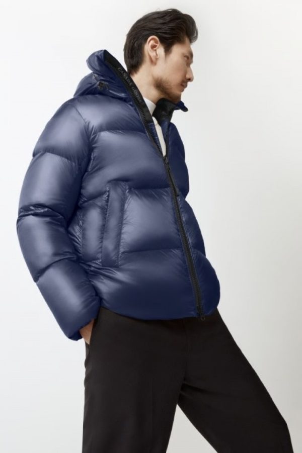 Doudoune Canada Goose Black Label Homme Bleu Marine Foncé