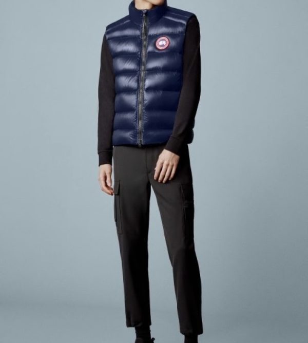 Gilet Canada Goose Crofton Homme Bleu Marine Foncé