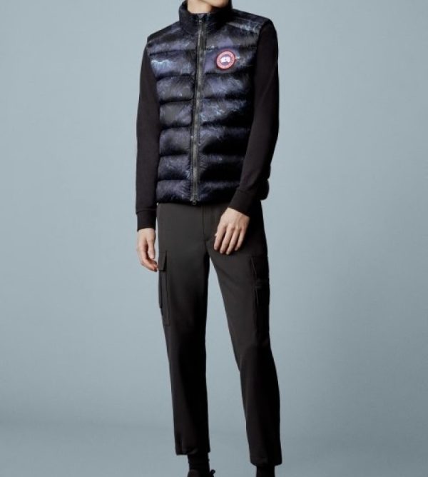 Gilet Canada Goose Crofton Homme Noir Bleu