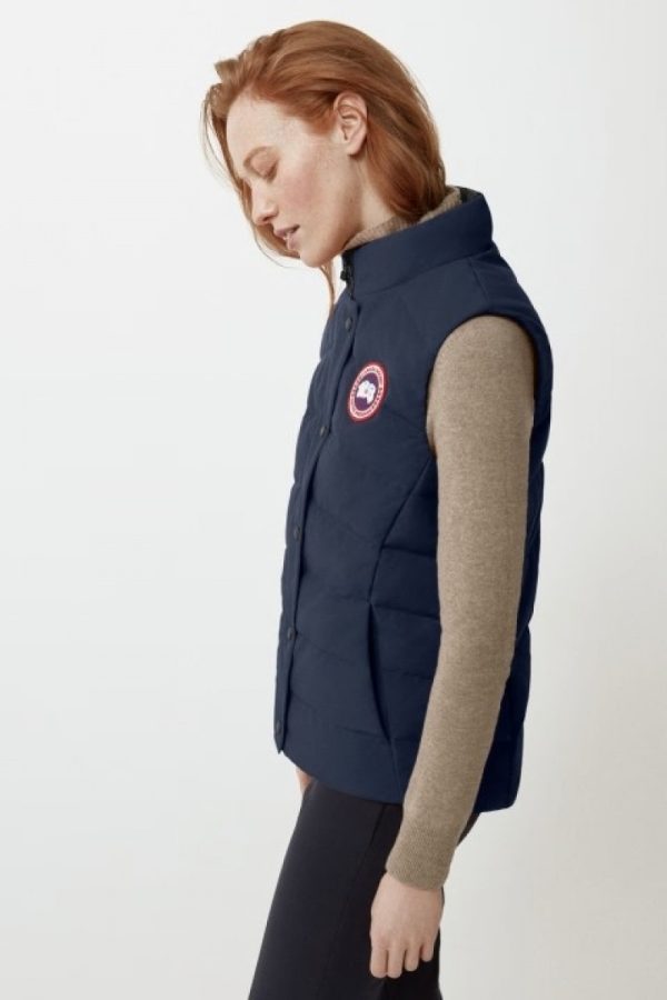 Gilet Canada Goose Freestyle Femme Bleu Marine Foncé