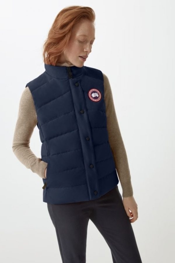 Gilet Canada Goose Freestyle Femme Bleu Marine Foncé