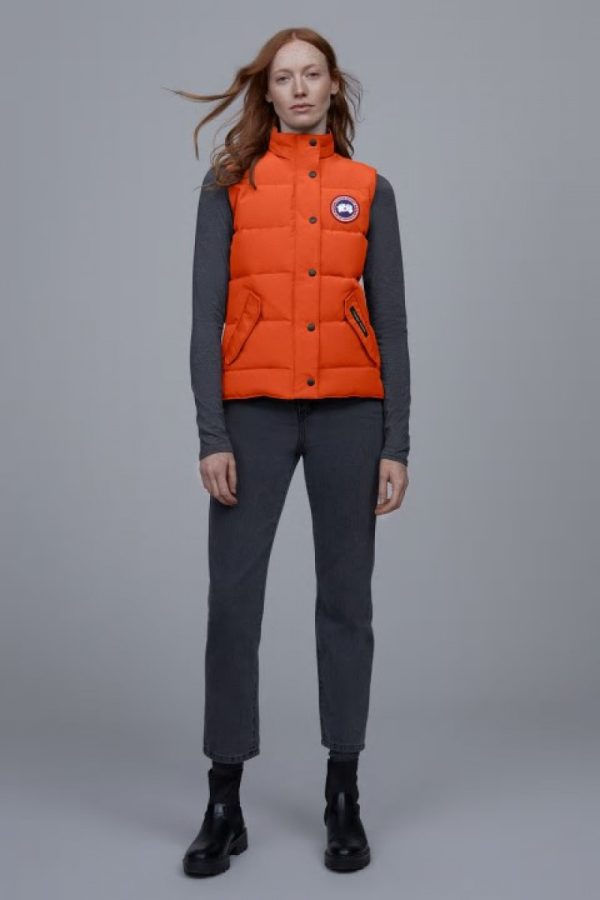 Gilet Canada Goose Freestyle Femme Orange