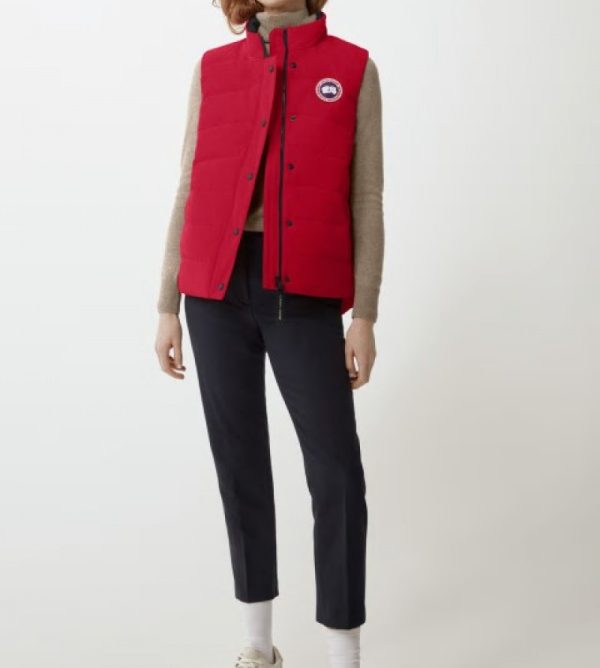 Gilet Canada Goose Freestyle Femme Rouge