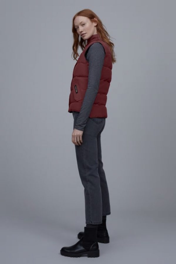 Gilet Canada Goose Freestyle Femme Rouge Foncé