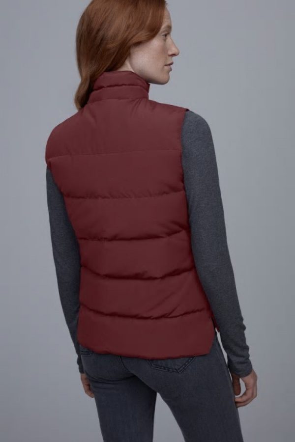 Gilet Canada Goose Freestyle Femme Rouge Foncé