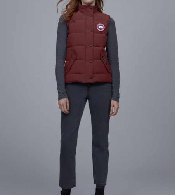 Gilet Canada Goose Freestyle Femme Rouge Foncé