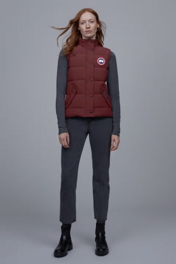 Gilet Canada Goose Freestyle Femme Rouge Foncé