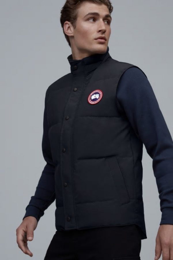 Gilet Canada Goose Garson Homme Bleu Marine