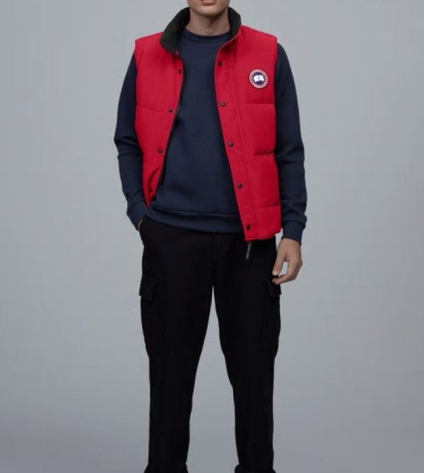 Gilet Canada Goose Garson Homme Rouge