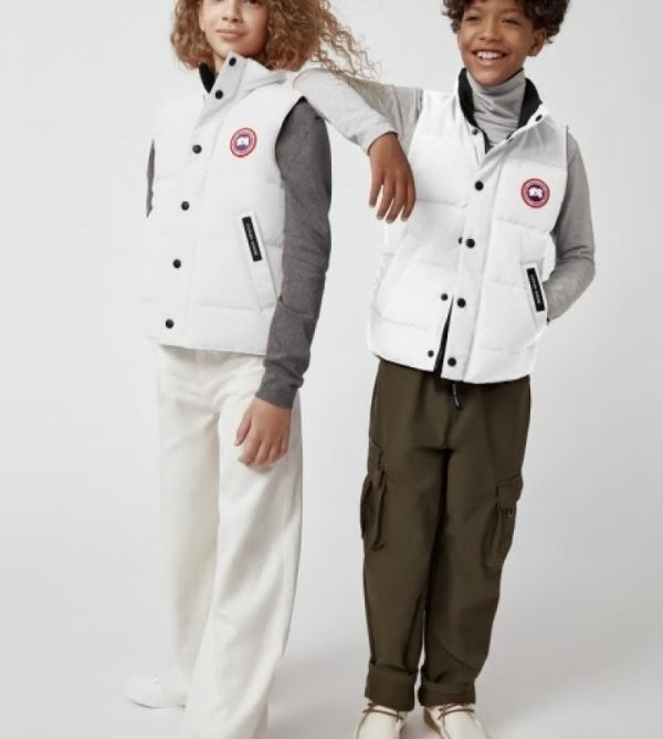 Gilet Canada Goose Vanier Enfant Blanche