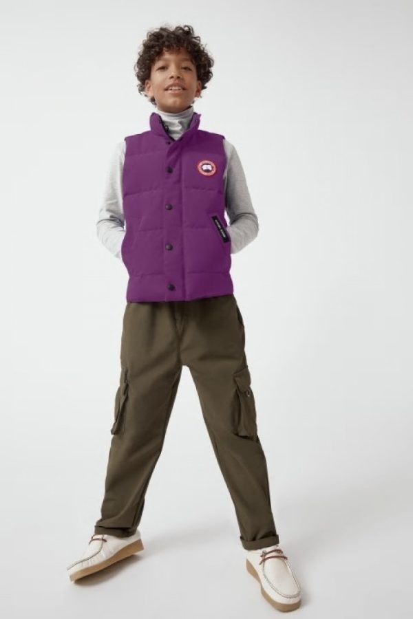 Gilet Canada Goose Vanier Enfant Bleu Marine