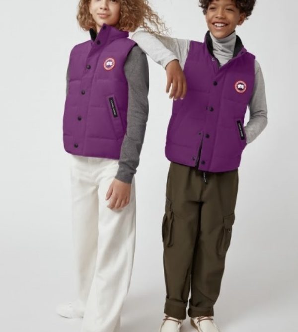 Gilet Canada Goose Vanier Enfant Bleu Marine