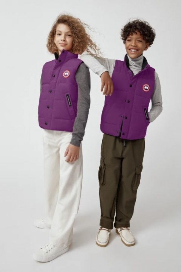 Gilet Canada Goose Vanier Enfant Bleu Marine