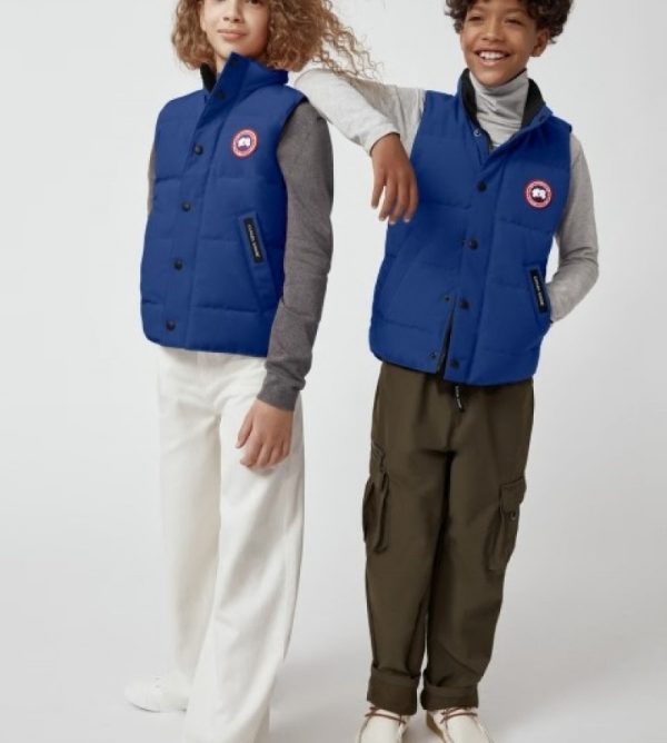 Gilet Canada Goose Vanier Enfant Bleu