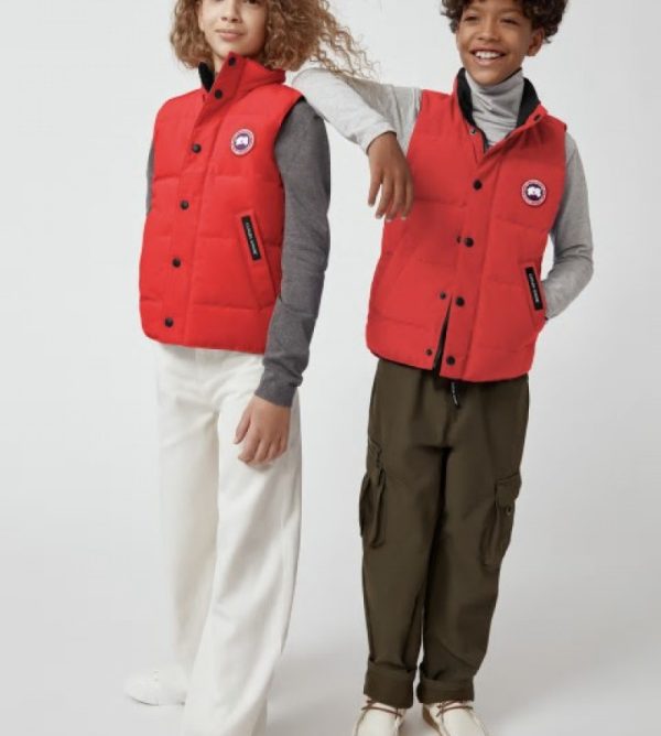 Gilet Canada Goose Vanier Enfant Rouge