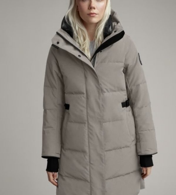 Parka Canada Goose Black Label Femme Beige