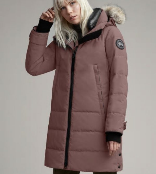 Parka Canada Goose Black Label Femme Beige