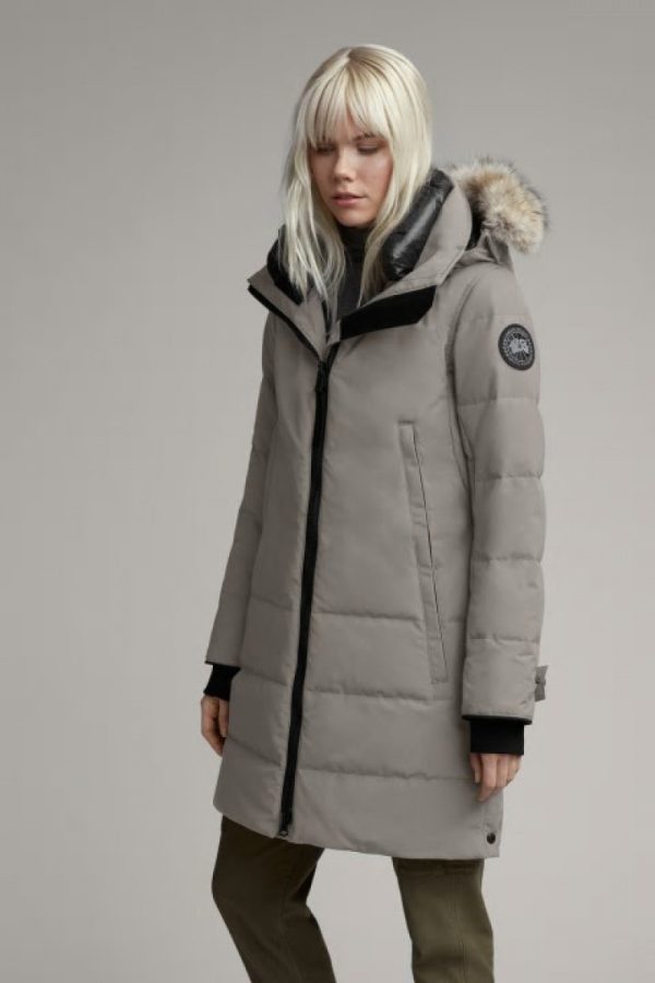 Parka Canada Goose Black Label Femme Beige