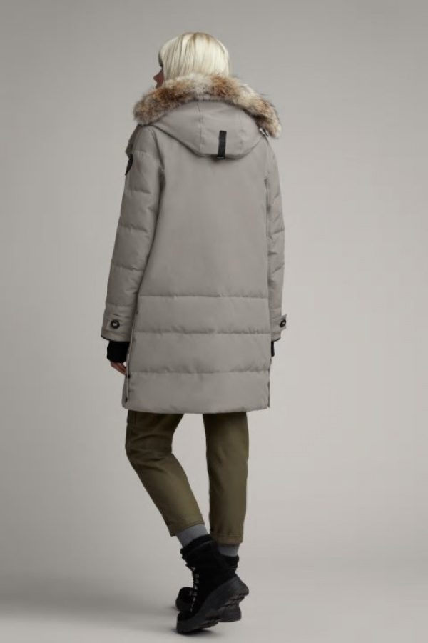 Parka Canada Goose Black Label Femme Beige