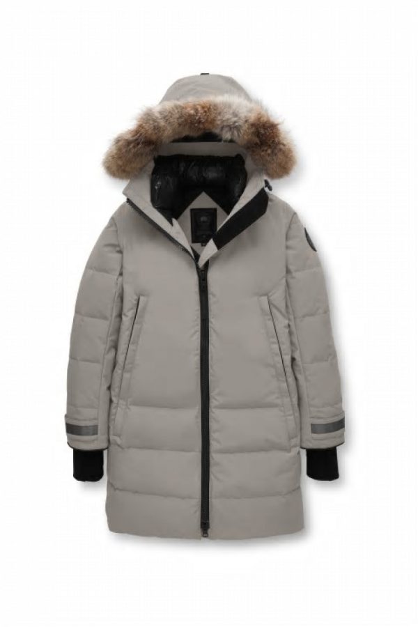 Parka Canada Goose Black Label Femme Beige