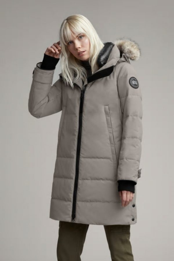 Parka Canada Goose Black Label Femme Beige