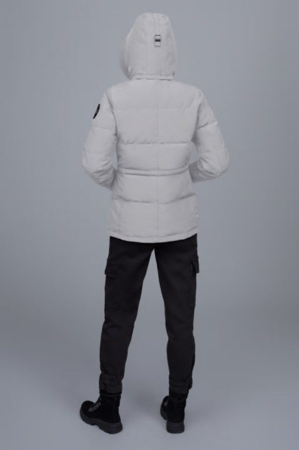 Parka Canada Goose Black Label Femme Blanche