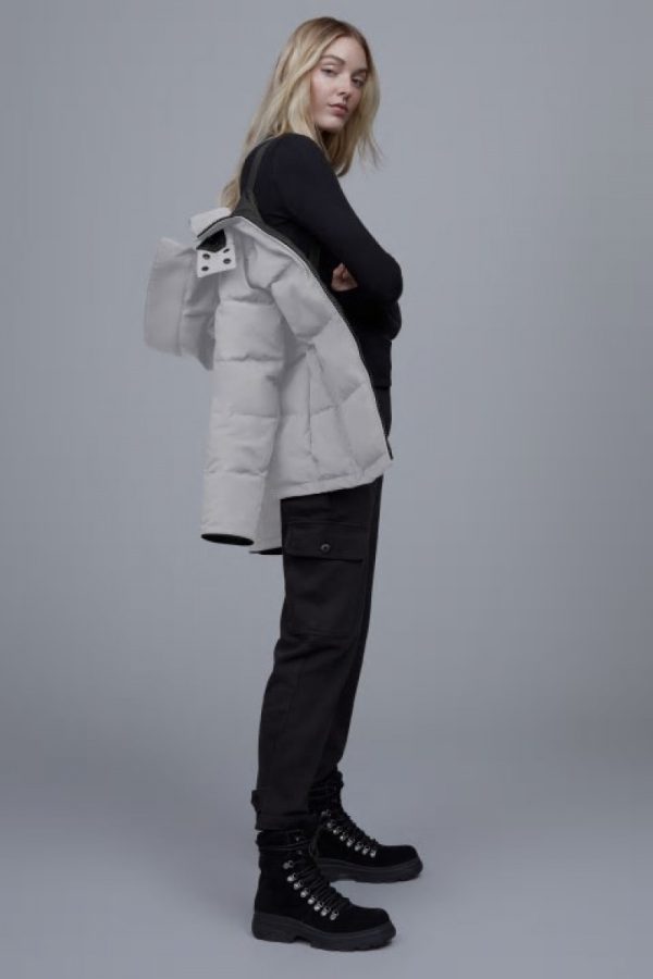 Parka Canada Goose Black Label Femme Blanche