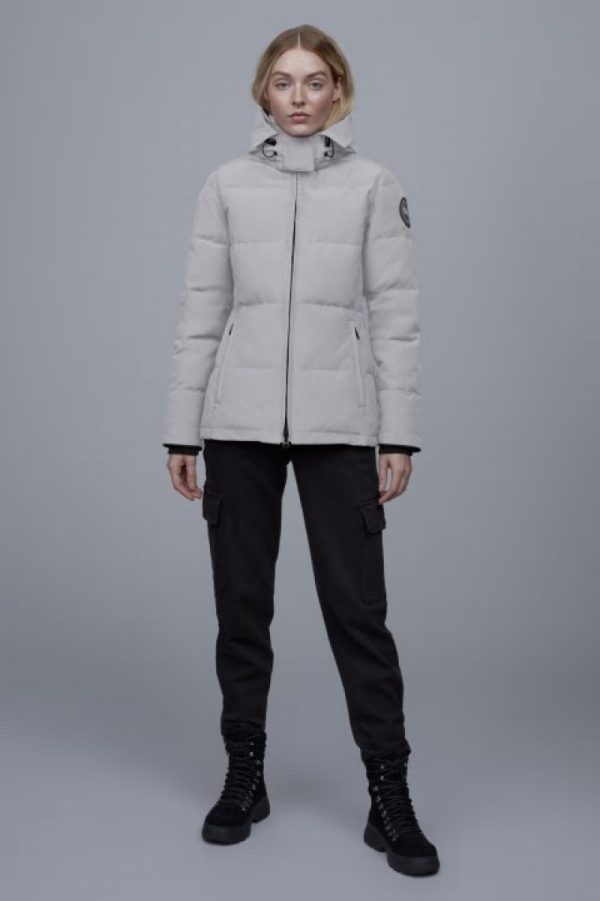 Parka Canada Goose Black Label Femme Blanche