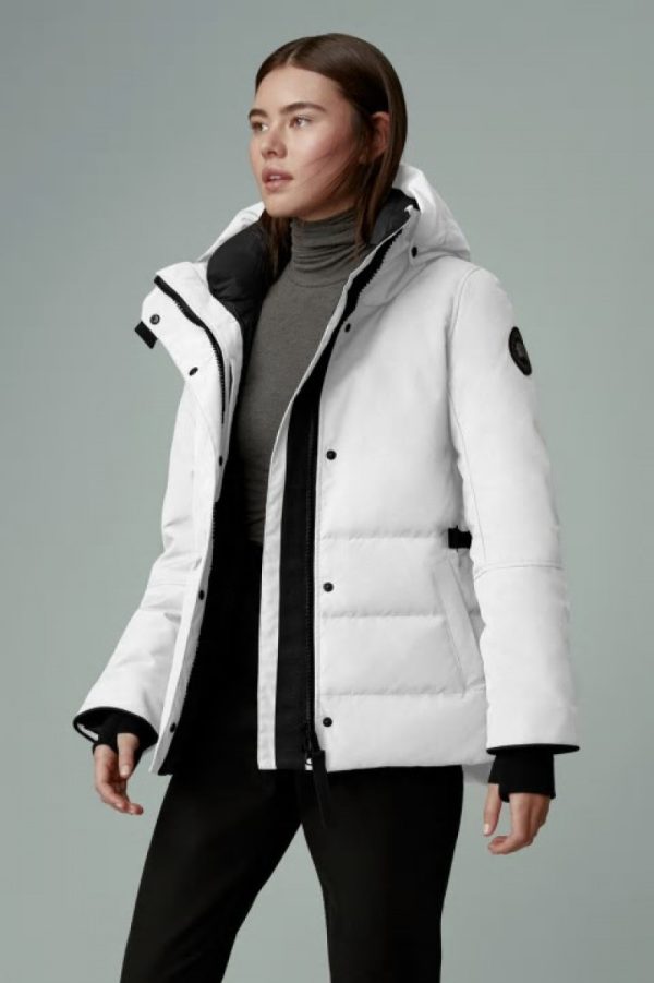 Parka Canada Goose Black Label Femme Blanche