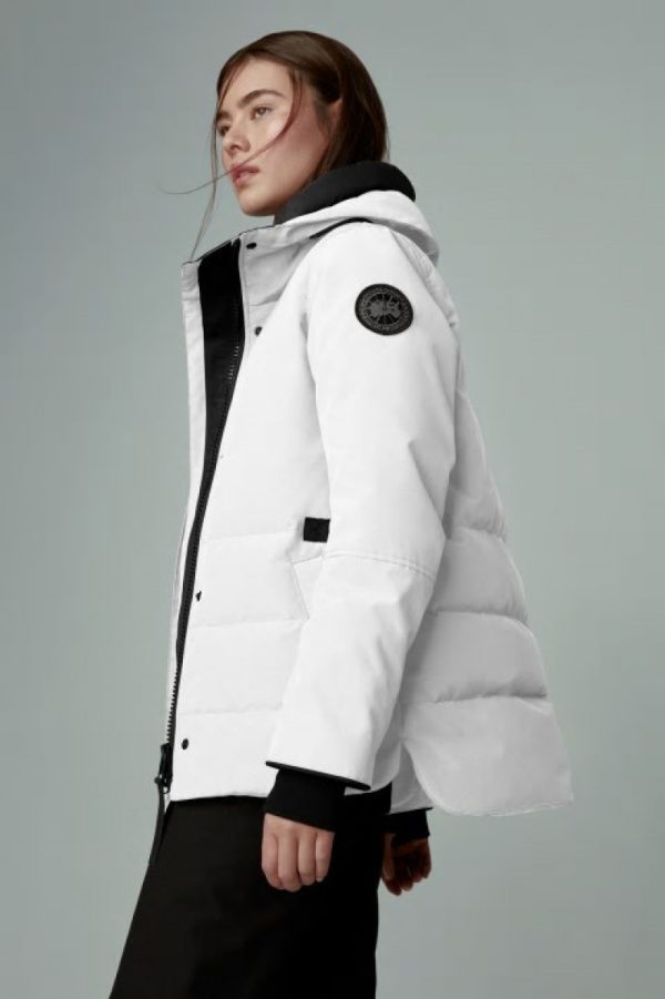 Parka Canada Goose Black Label Femme Blanche