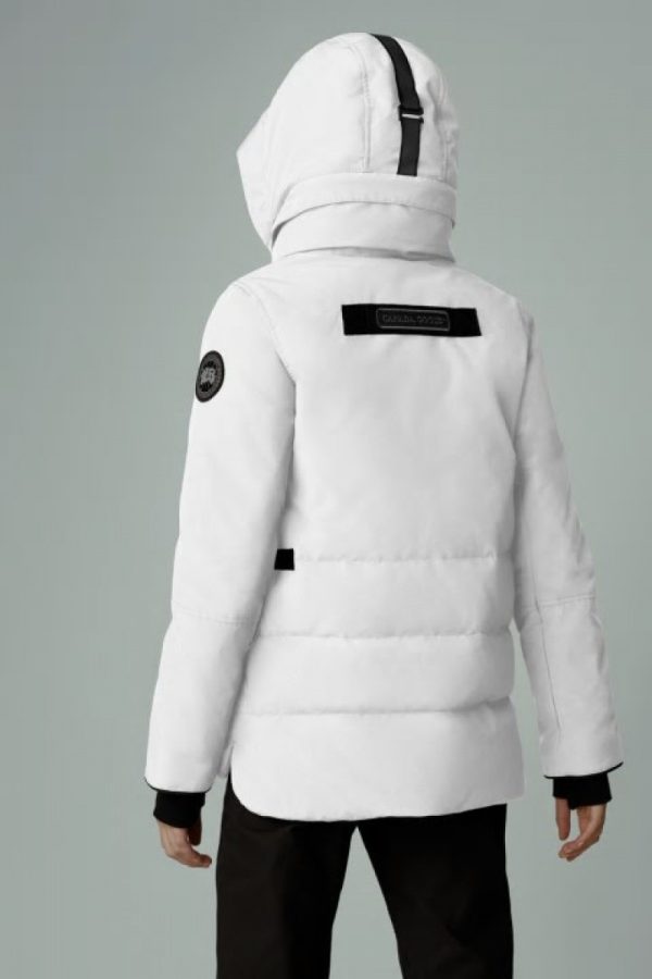 Parka Canada Goose Black Label Femme Blanche