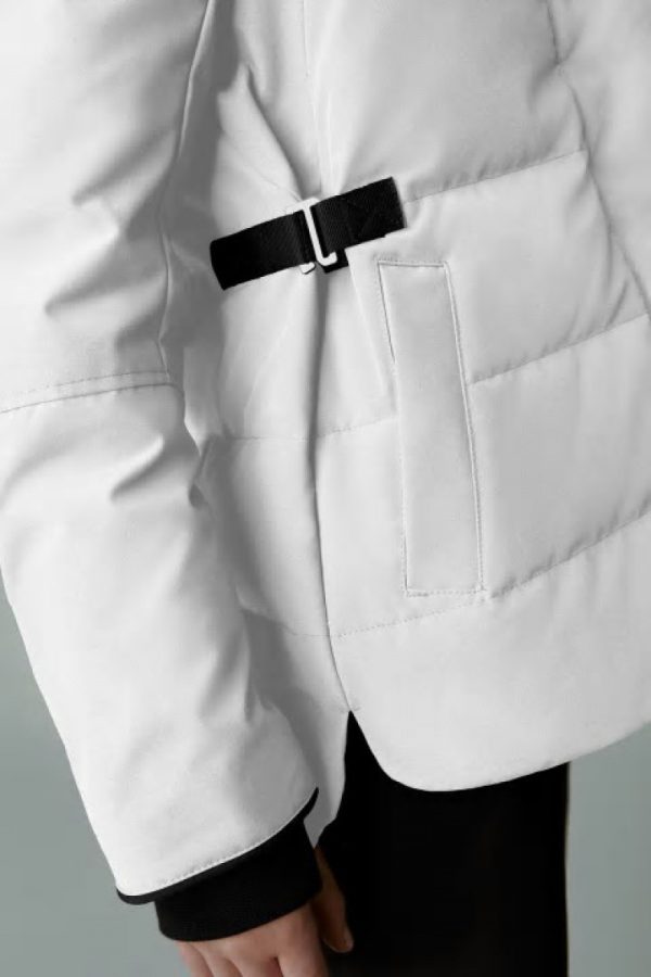 Parka Canada Goose Black Label Femme Blanche