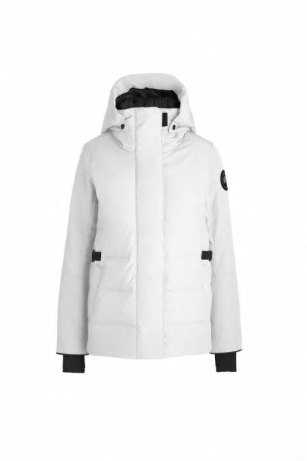 Parka Canada Goose Black Label Femme Blanche