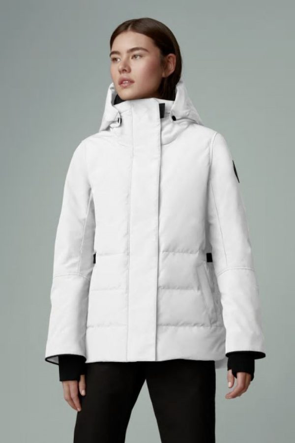 Parka Canada Goose Black Label Femme Blanche