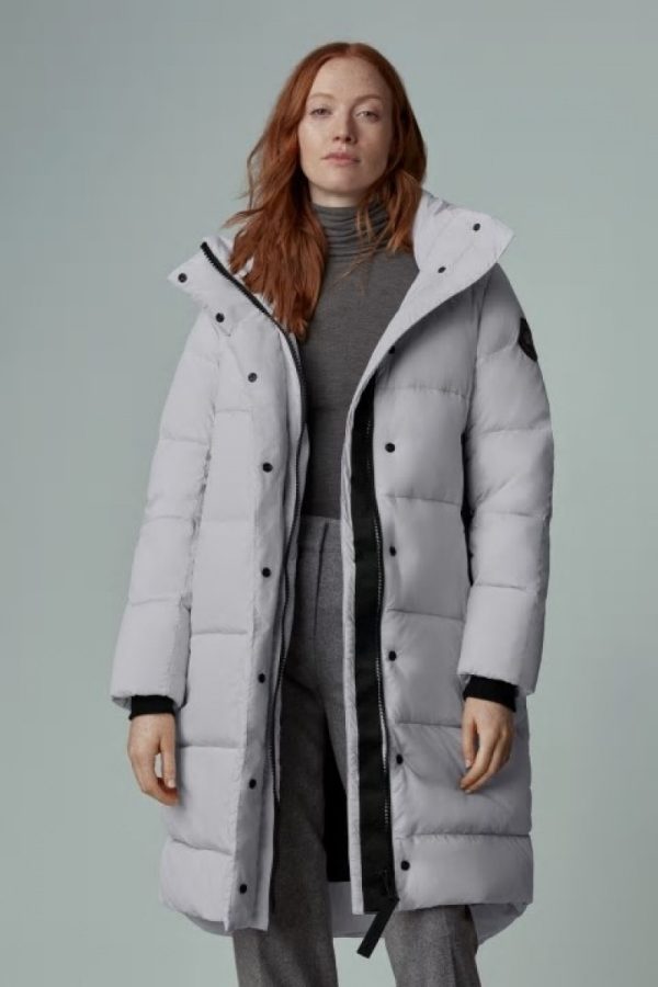 Parka Canada Goose Black Label Femme Blanche