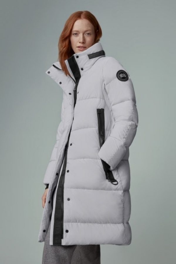 Parka Canada Goose Black Label Femme Blanche