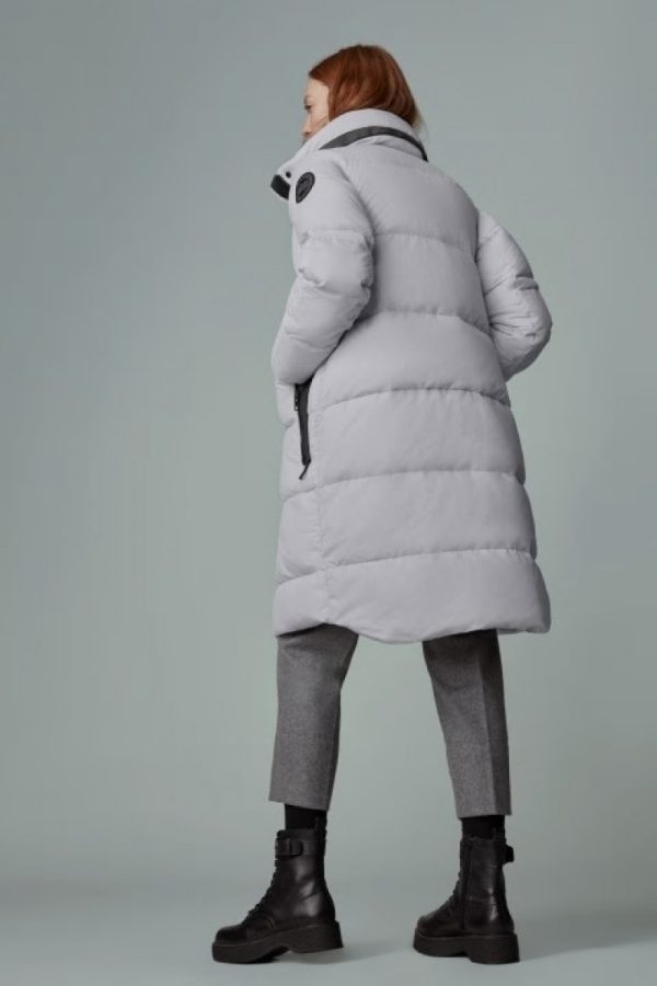 Parka Canada Goose Black Label Femme Blanche