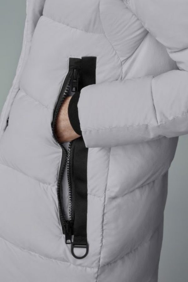 Parka Canada Goose Black Label Femme Blanche