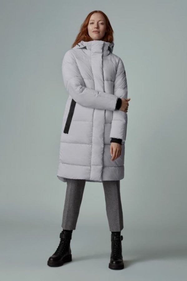 Parka Canada Goose Black Label Femme Blanche